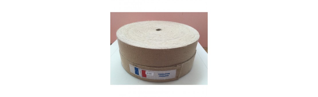 Sangles élastique, sangle jute